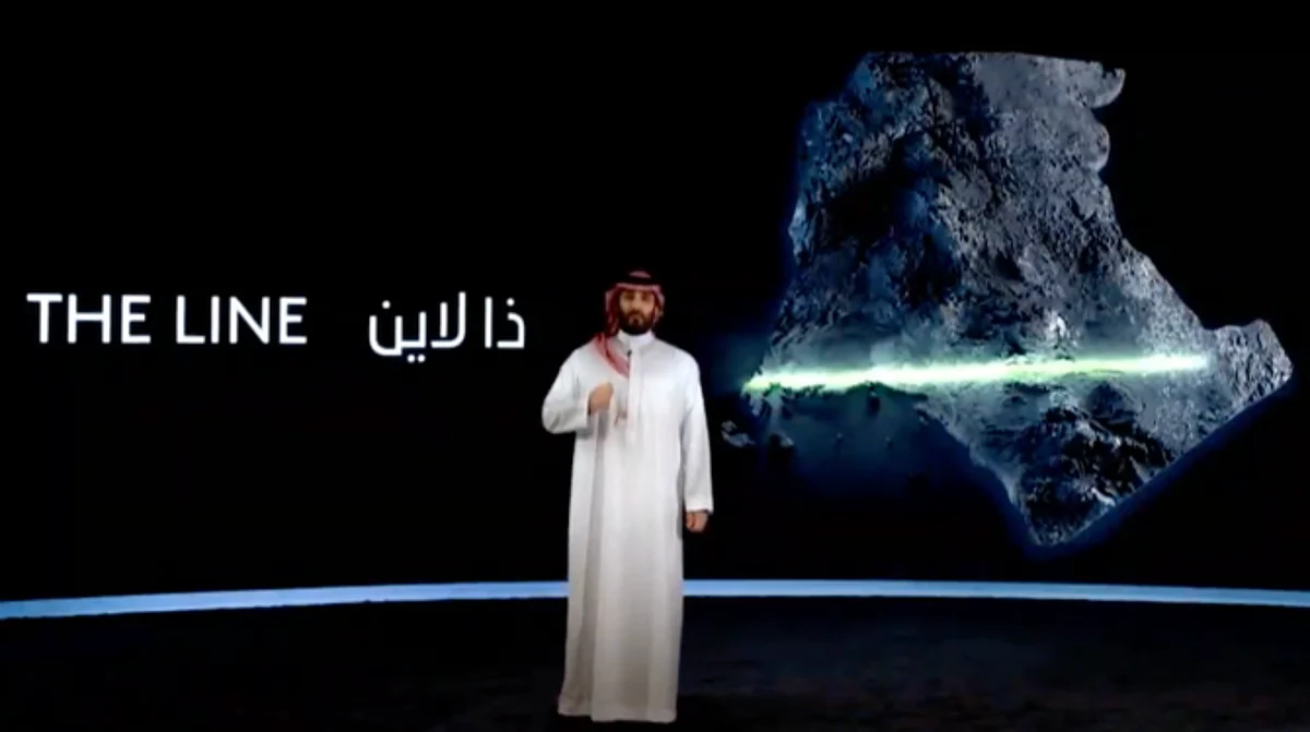Crown Prince announced that the cost of infrastructure of THE LINE project at NEOM would range; between $100bn and $200bn.