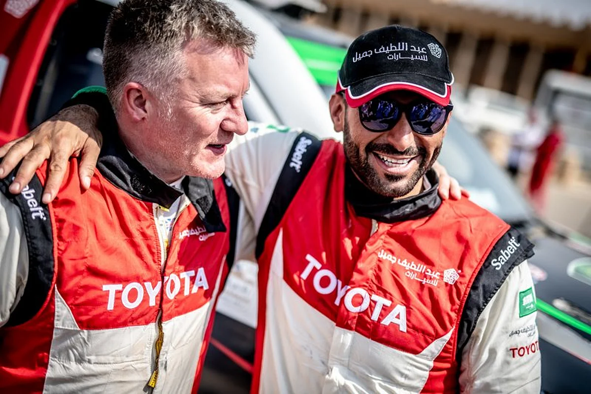 Saudi driver Yazeed Al Rajhi and his Irish co-driver Michael Orr are ready to take on the challenge of Dubai International Baja