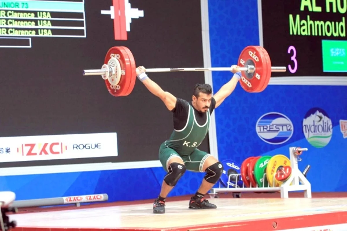 Saudi weightlifter Mahmoud Al-Ahmeed