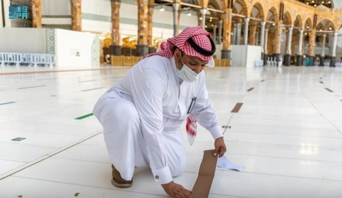 Mataf tracks realigned to accommodate more pilgrims in this year's Hajj