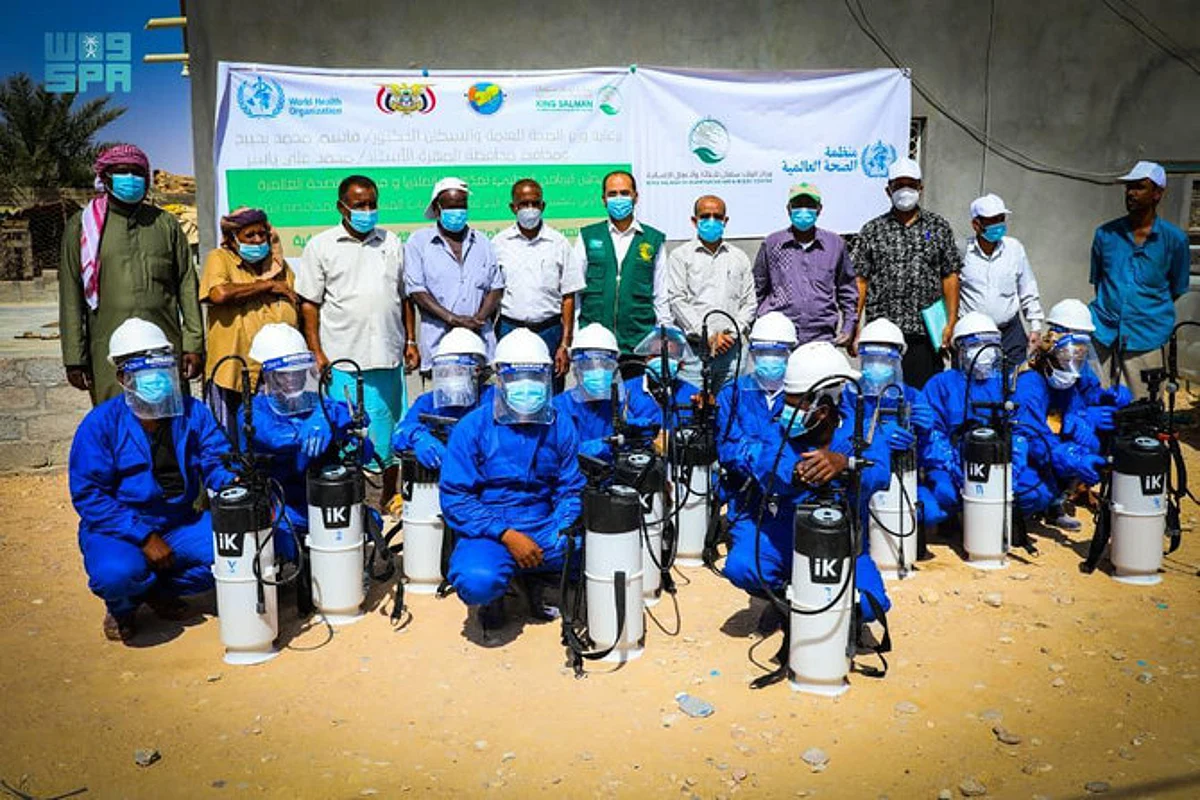 A total of 70 health care workers have been tapped to carry out the KSrelief's campaign against malaria in Al-Ghaydah and Saihout governorates in Yemen. (SPA)