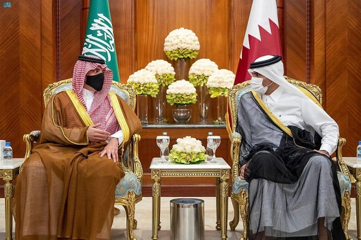 Saudi Interior Minister Holds Talks with the Prime Minister and Minister of Interior of Qatar