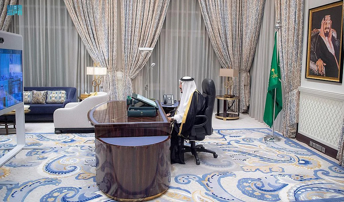 King Salman Chairs Virtual Session of Saudi Arabia’s Cabinet
