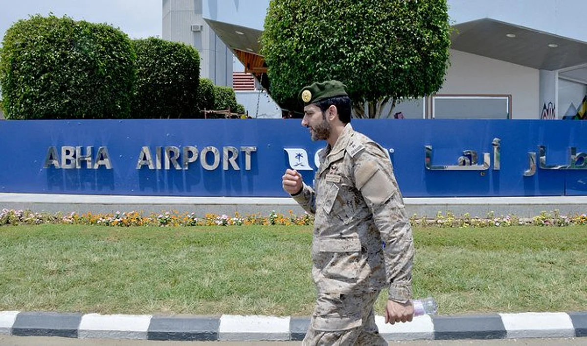 Debris from intercepted Houthi drone injure 4 workers at Abha airport