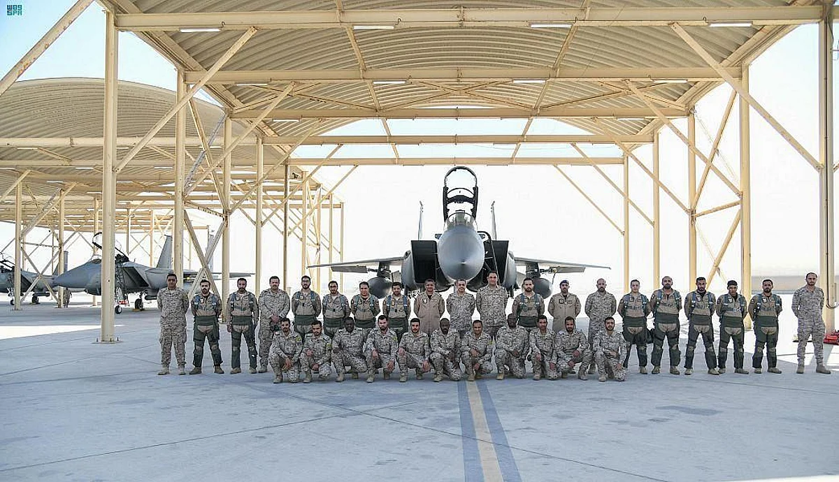 In photos: Saudi Royal Air Forces Participating in “Missile Air War Center 2021” Drill Arrives in UAE