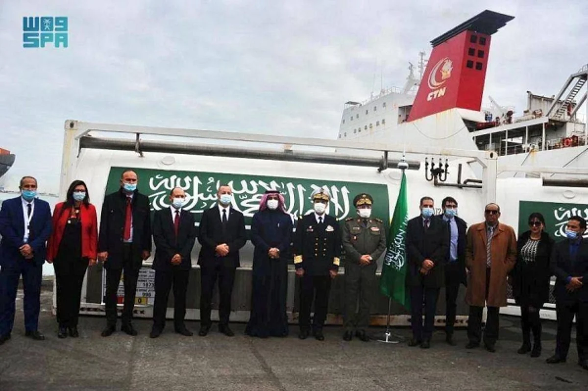 Tunisia receives 40 tons of liquid oxygen in Saudi aid