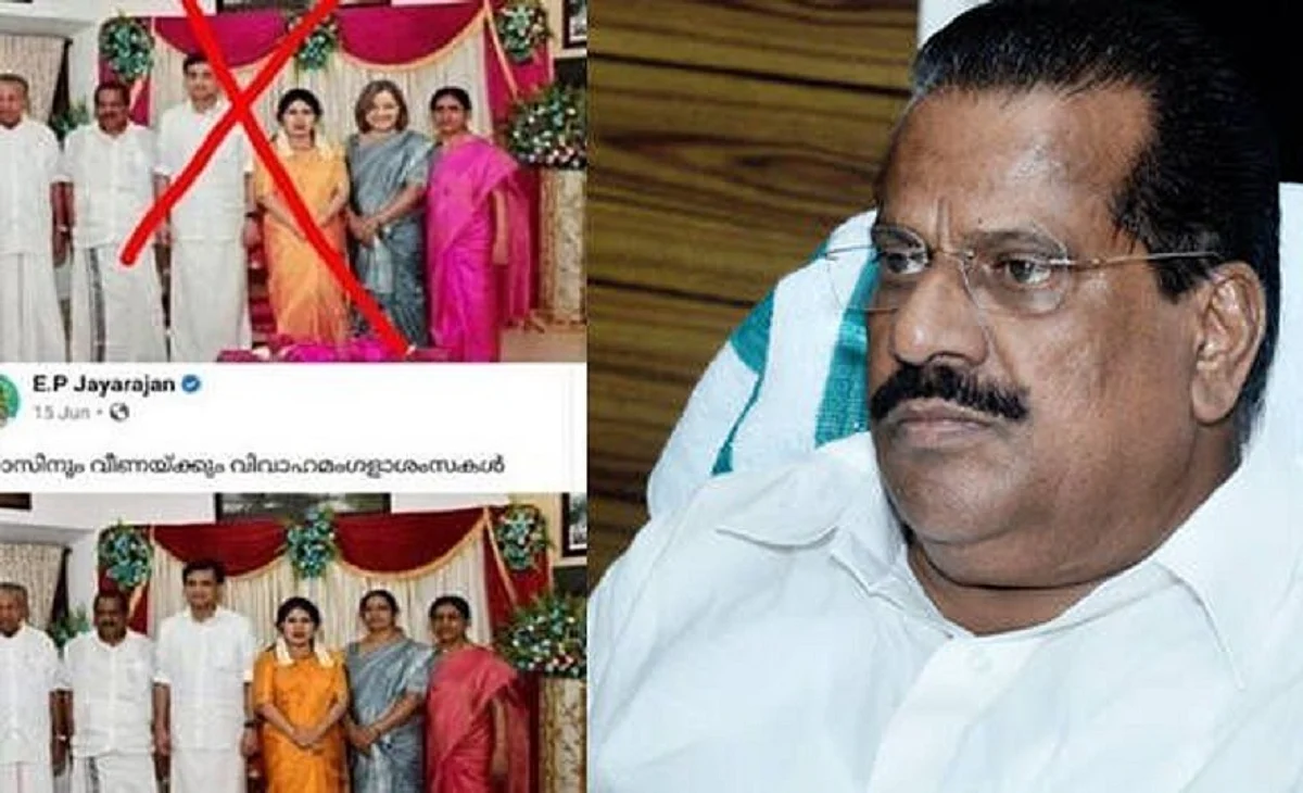 സാമൂഹ്യ മാധ്യമങ്ങള് വഴി വ്യാജചിത്രം പ്രചരിപ്പിച്ച് കോണ്ഗ്രസ്;ഡിജിപിക്ക് പരാതി നല്കി ഇപി ജയരാജന്
