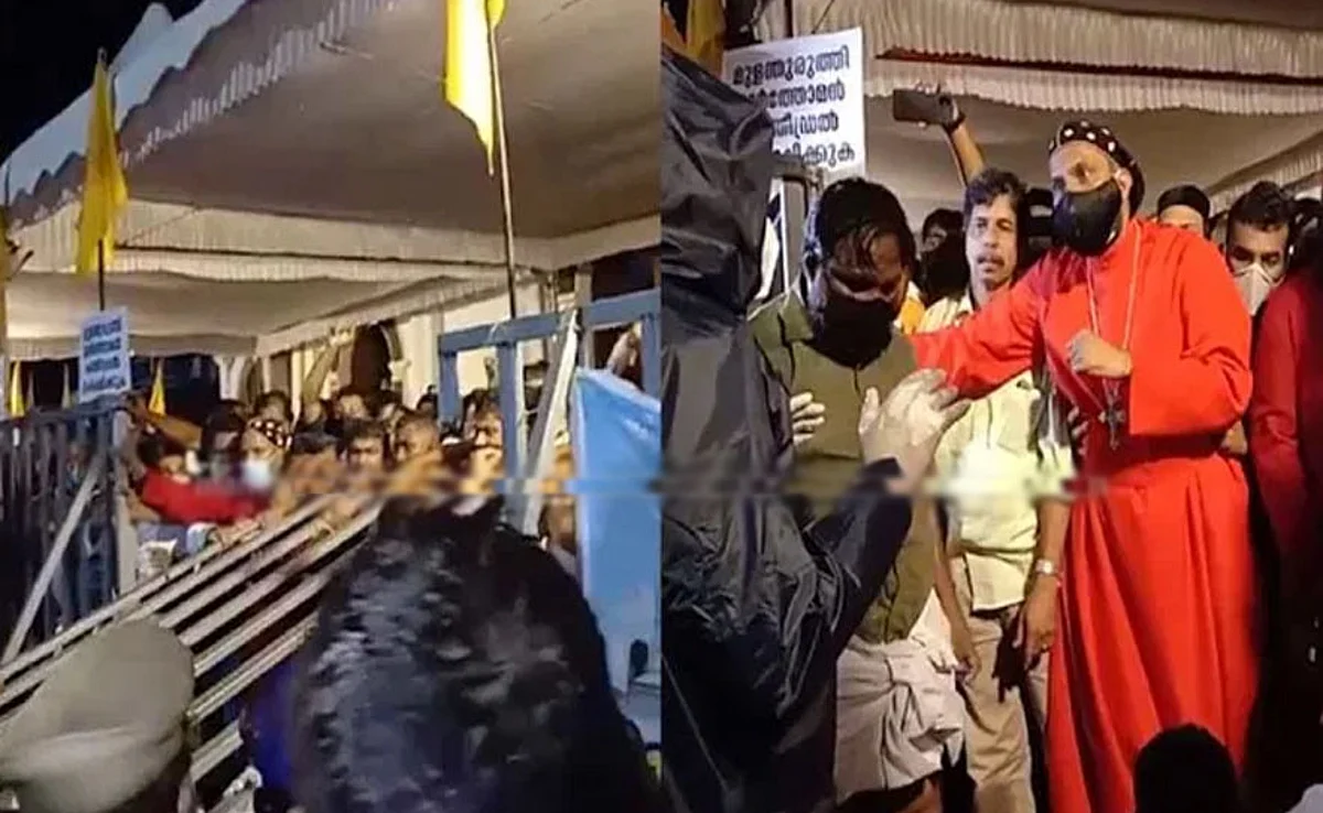 പള്ളി ഏറ്റെടുത്തു; യാക്കോബായ സഭാ ബിഷപ്പുമാരെ അറസ്റ്റു ചെയ്തു നീക്കി