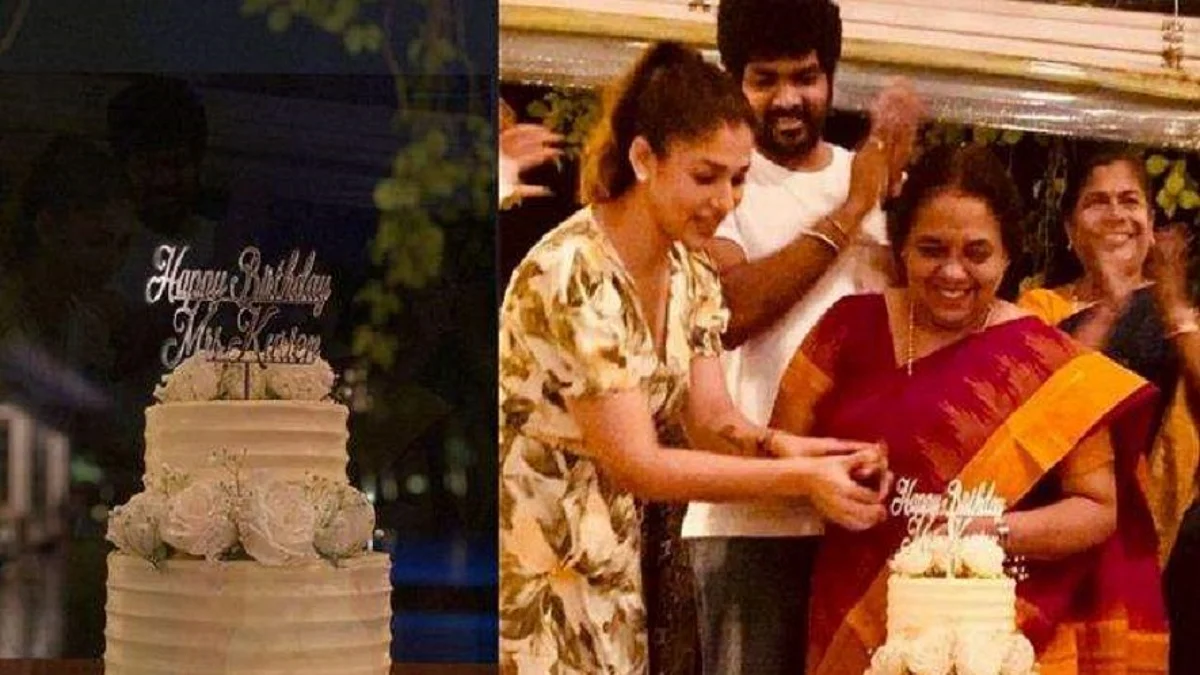 നയന്സിന്റെ അമ്മയുടെ പിറന്നാള് ആഘോഷിച്ച് വിഘ്നേശും കുടുംബവും