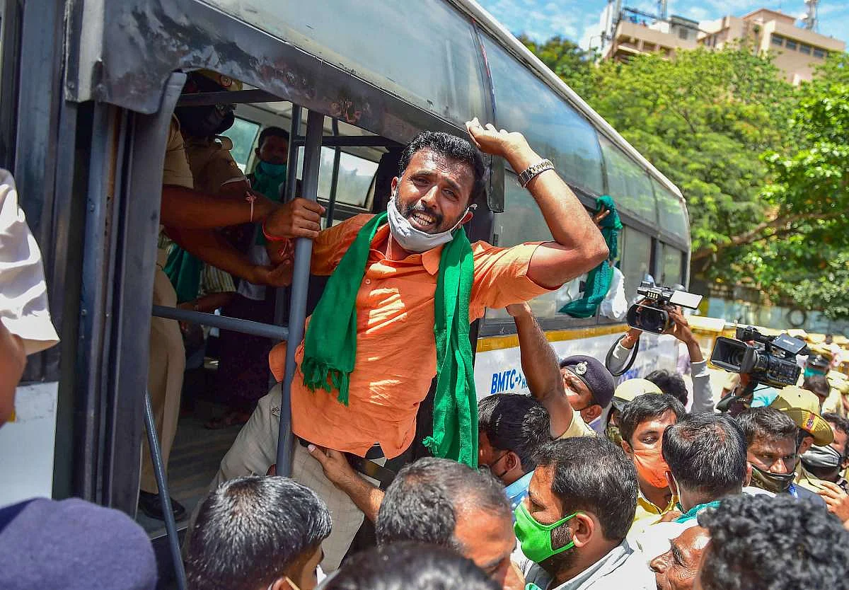 കര്ഷക പ്രതിഷേധം; കർണാടകയില് ഇന്ന് ബന്ദ്