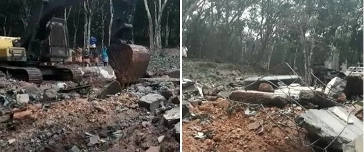 പാറമടയില് വെടിമരുന്ന് പൊട്ടിത്തെറിച്ച് സ്ഫോടനം; രണ്ട് മരണം
