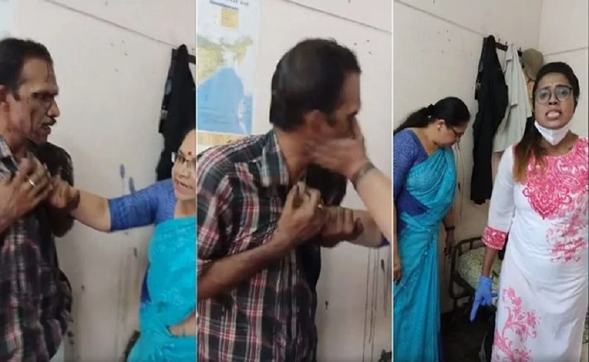 സ്ത്രീകളെ അധിക്ഷേപിച്ച് വീഡിയോ; കരി ഓയിൽ പ്രയോഗം നടത്തി ഭാഗ്യലക്ഷ്മി; മാപ്പ് പറഞ്ഞ് വിജയ് പി നായര്