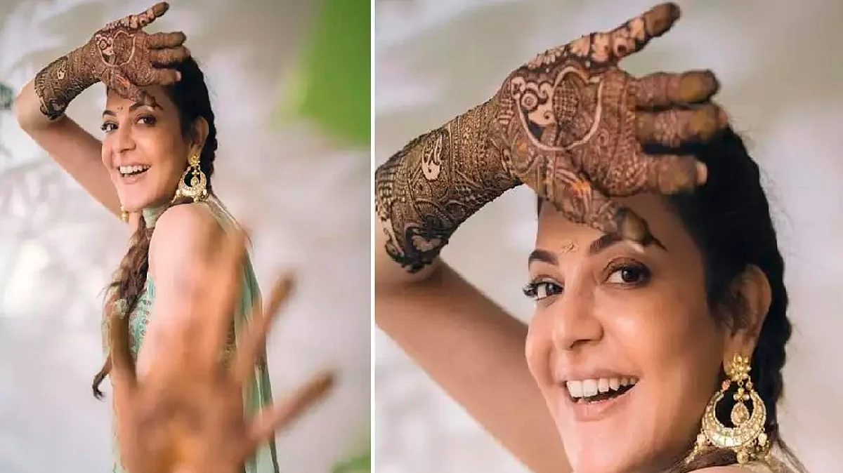 മെഹന്തിയണിഞ്ഞ് സുന്ദരിയായി കാജല്; ചിത്രം ഏറ്റെടുത്ത് ആരാധകര്