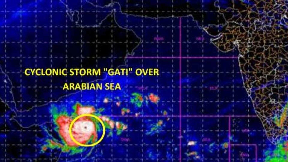 അറബികടലില് ' ഗതി ' ന്യൂന മര്ദ്ദം ശക്തി പ്രാപിക്കുന്നു. ചുഴലിക്കാറ്റായി മാറാന് സാധ്യത