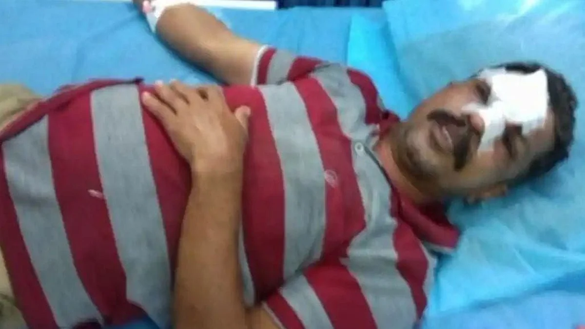 പരിശീലനത്തിനിടെ ഗ്രനേഡ് പൊട്ടി രണ്ട് പൊലീസുകാര്ക്ക് പരിക്ക്