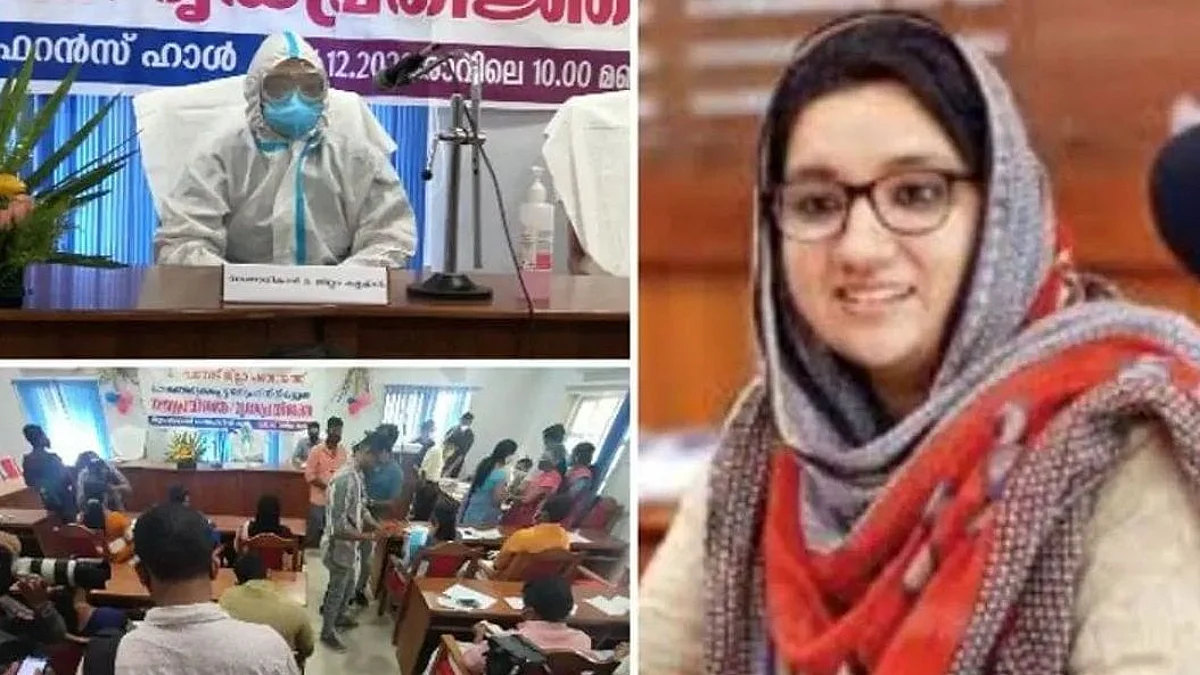 തദ്ദേശഭരണ സ്ഥാപനങ്ങളിലെ സത്യപ്രതിജ്ഞ ചടങ്ങുകൾ നടന്നു; വയനാട് കളക്ടര് എത്തിയത് പിപിഇ കിറ്റ് ധരിച്ച്