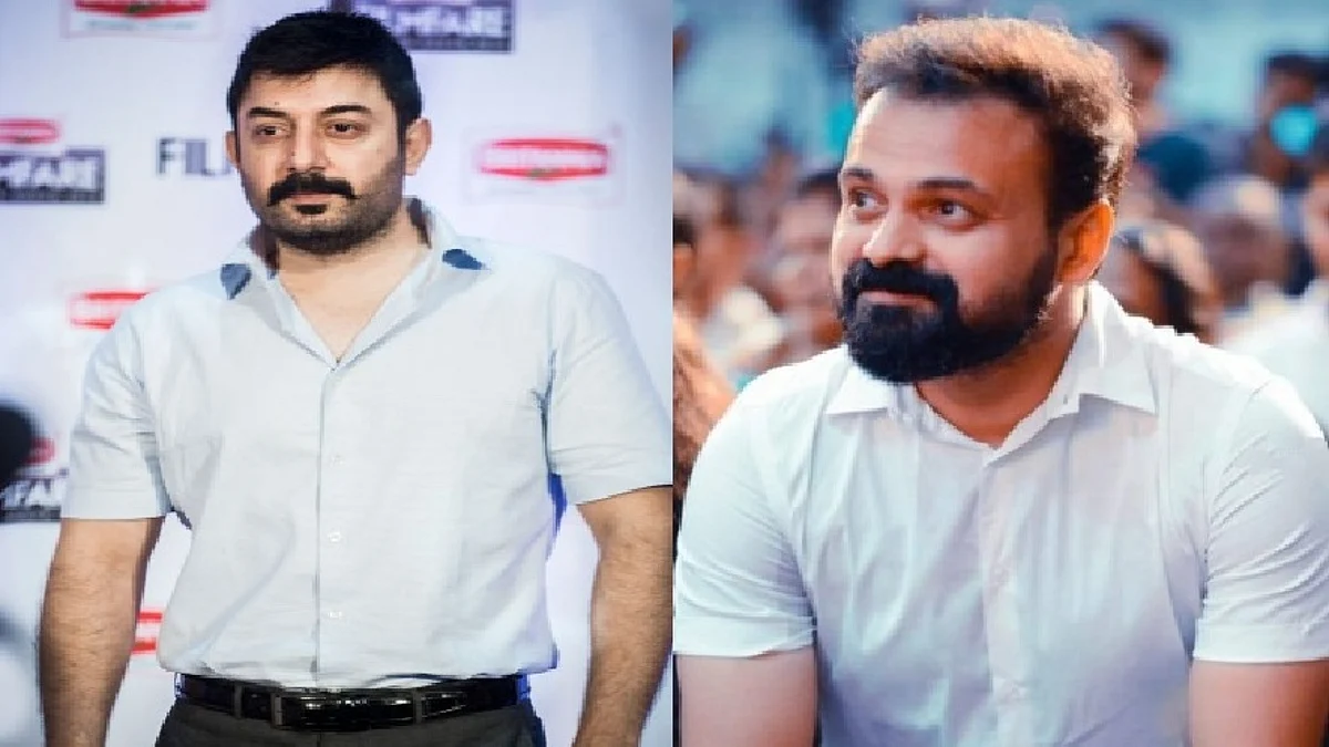 കിടിലന് ലുക്കില് ചാക്കോച്ചന്, ഒപ്പം അരവിന്ദ് സ്വാമിയും; 'ഒറ്റ്' ഫസ്റ്റ് ലുക്ക് പുറത്ത്