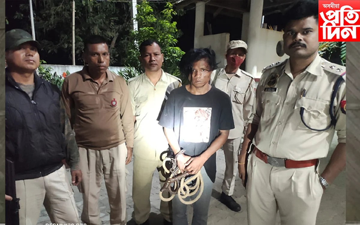 উৰিয়ামঘাটত বাইক চোৰ আটক