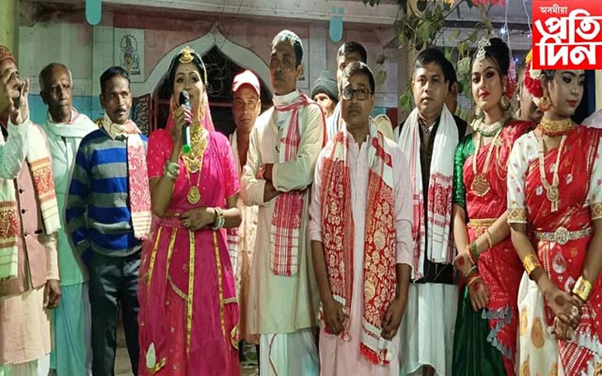 নগাঁৱৰ দক্ষিণ পেটবঢ়াত ৰাস মহোৎসৱ উদযাপন...