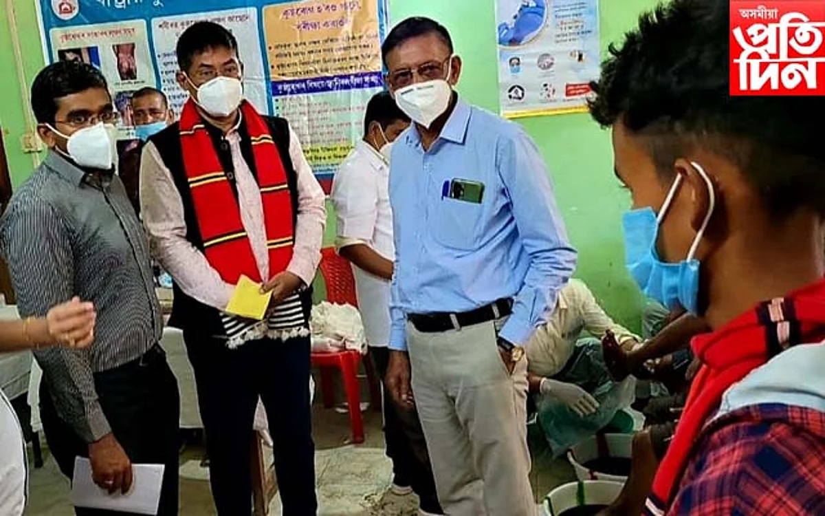 কুষ্ঠ ৰোগীৰ বাবে দিব্যাংগ নিবাৰণ শিবিৰ