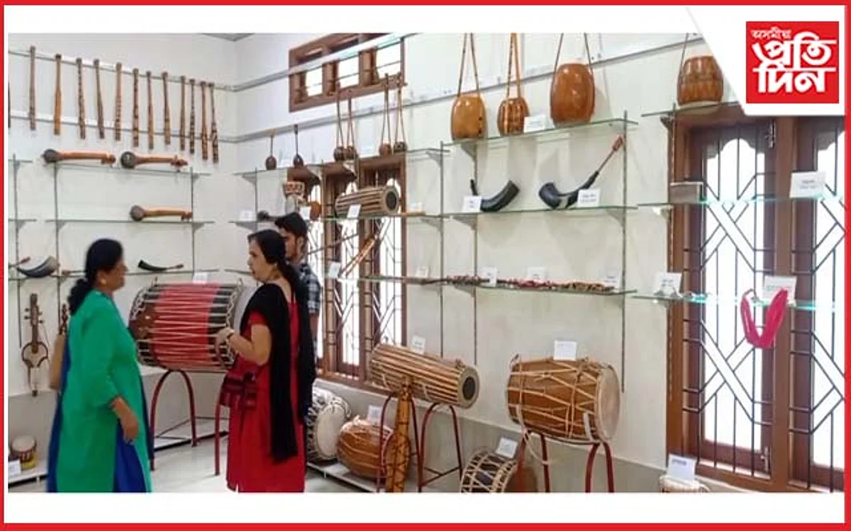 কাজিৰঙা জাতীয় অৰ্কিড উদ্যানৰ শেহতীয়া সংযোজন লোকবাদ্য সংগ্ৰহালয়...