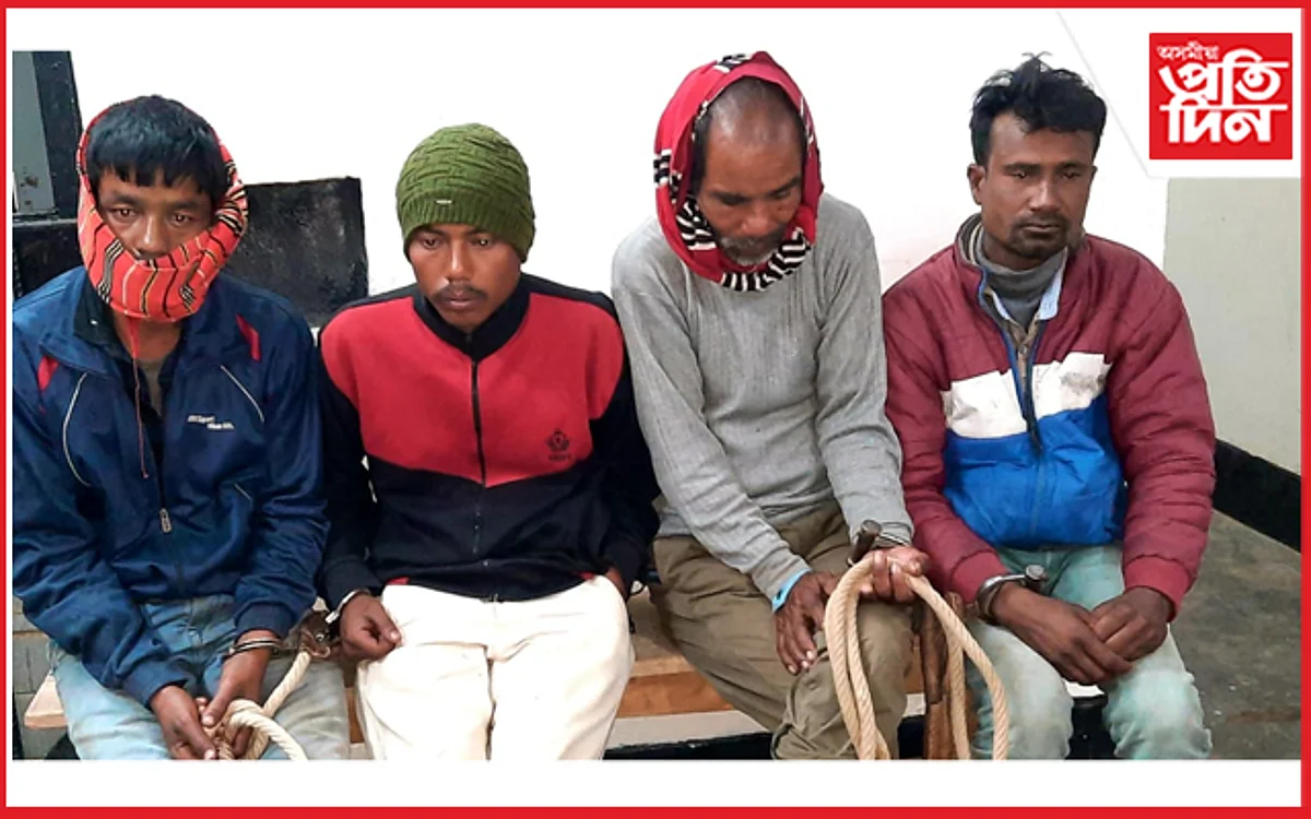 ঢকুৱাখনাত চোৰাং গোধনসহ ৫ সৰবৰাহকাৰী গ্ৰেপ্তাৰ