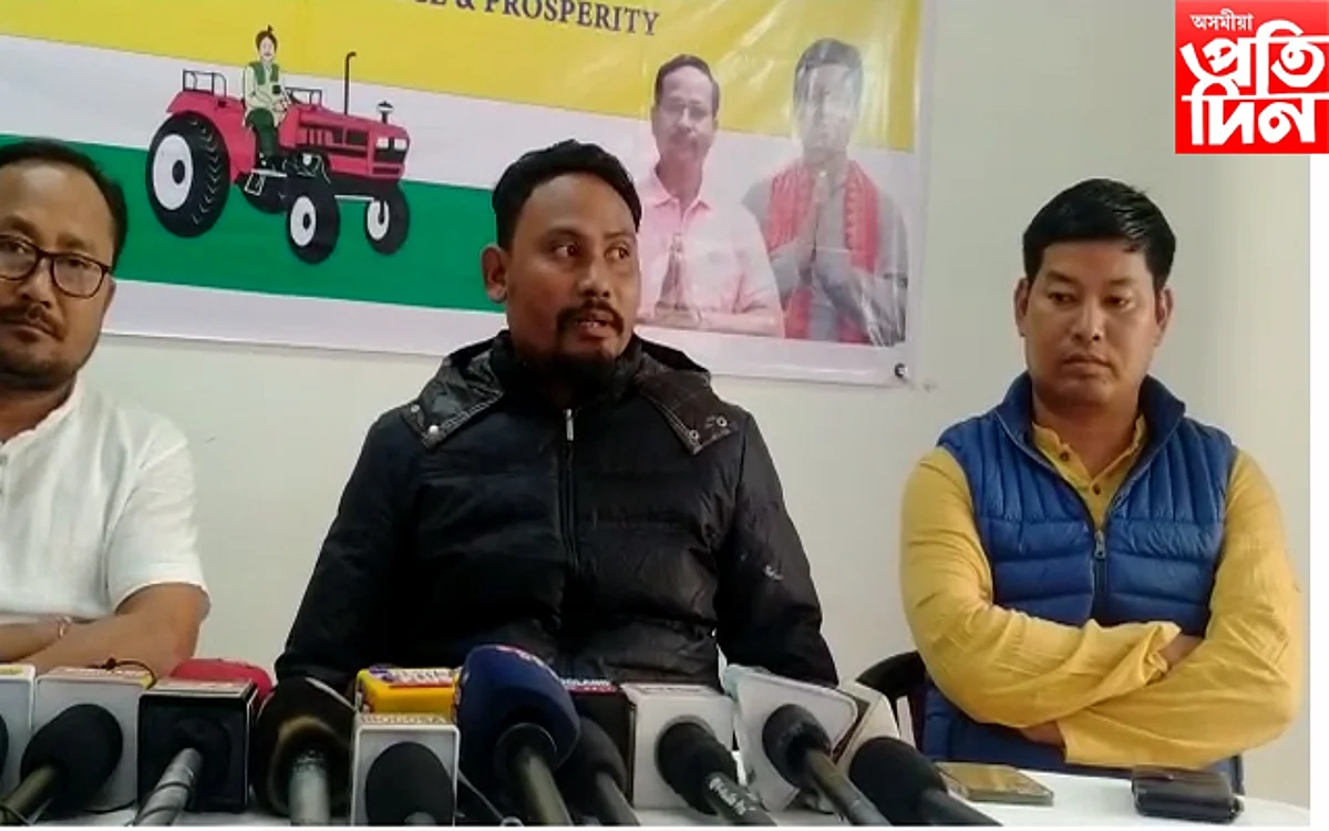 ৰৌংগুৰ বড়োক ইউপিপিএলৰ যুৱ শাখাৰ মুখপাত্ৰ হিচাপে নিযুক্তি