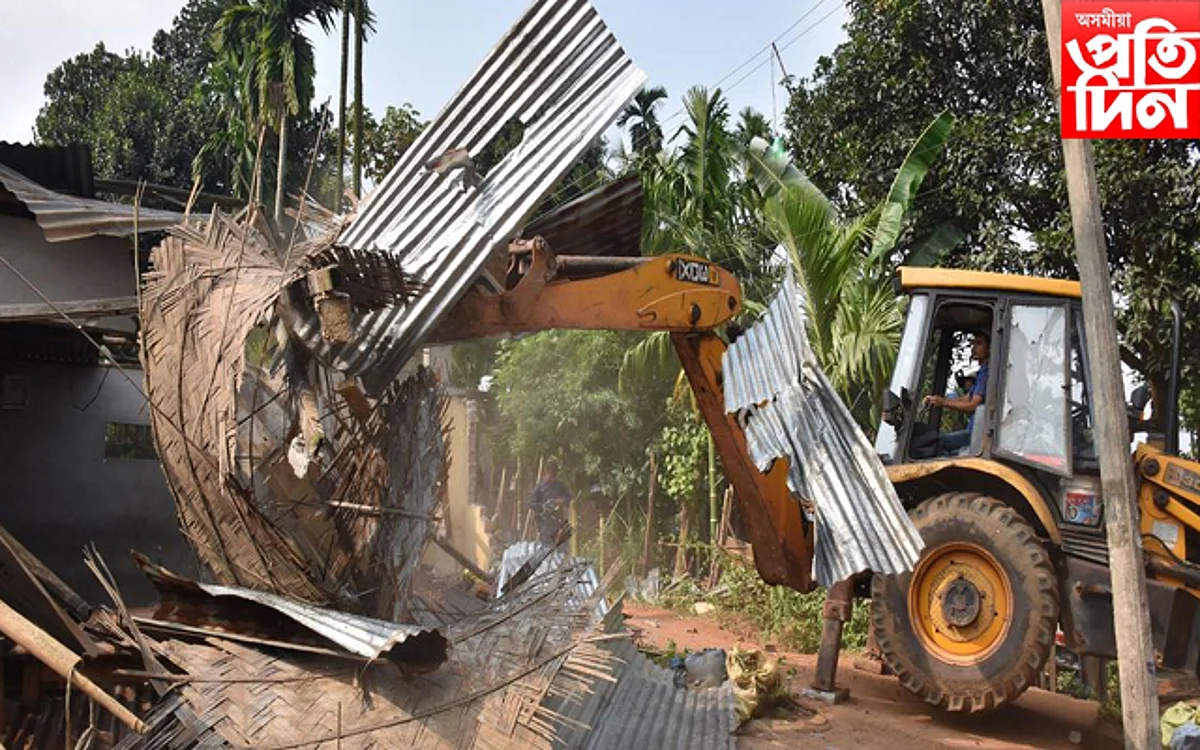 পাভ বনাঞ্চলত উচ্ছেদ চলাবলৈ সাজু চৰকাৰ