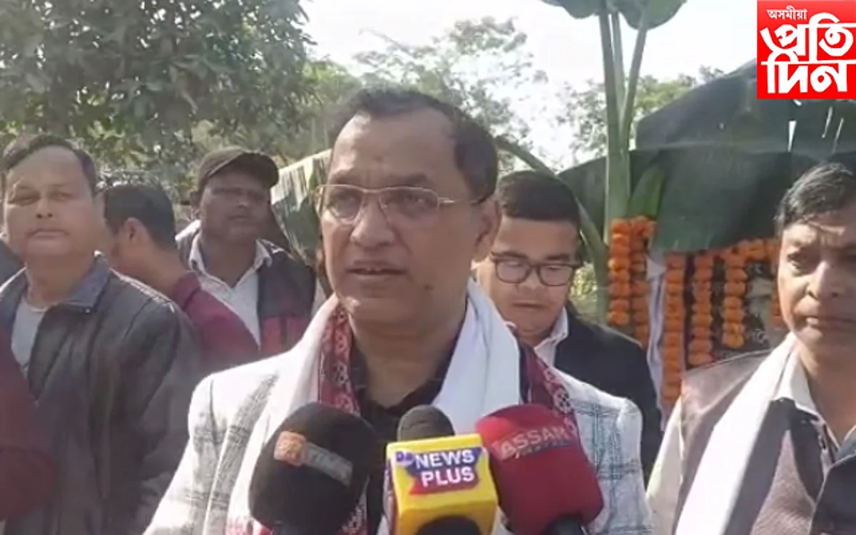 মৰঙিত বিধায়ক বিশ্বজিত ফুকনৰ কেইবা কোটি টকাৰ আঁচনিৰ শুভাৰম্ভ