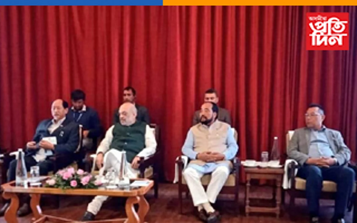 নাগালেণ্ডত কেন্দ্ৰীয় গৃহমন্ত্ৰী অমিত শ্বাহৰ নিৰ্বাচনী ৰণডংকা
