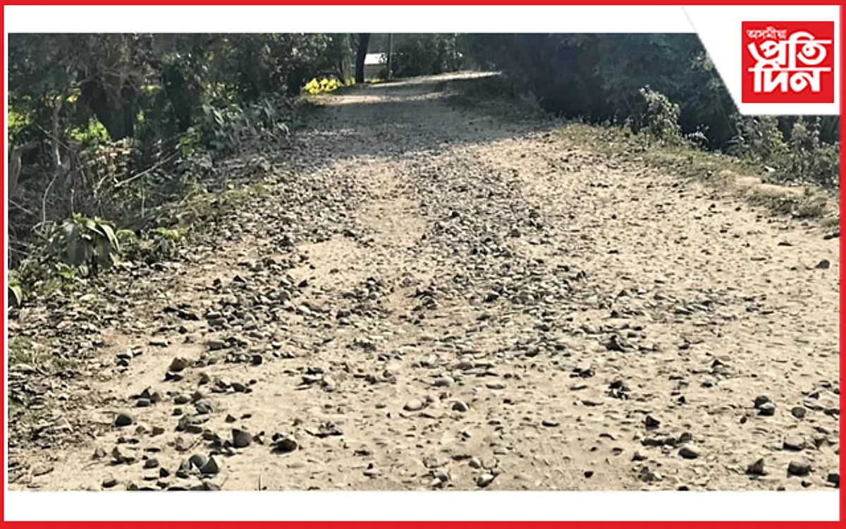 কোটি টকীয়া পথ নিৰ্মাণৰ নামত ঠিকাদাৰৰ হেতালি
