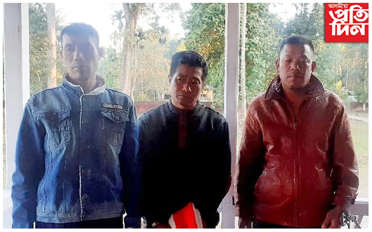 জয়পুৰ বন বিভাগৰ সাফল্য; গ্ৰেপ্তাৰ তিনি চোৰাং চিকাৰী