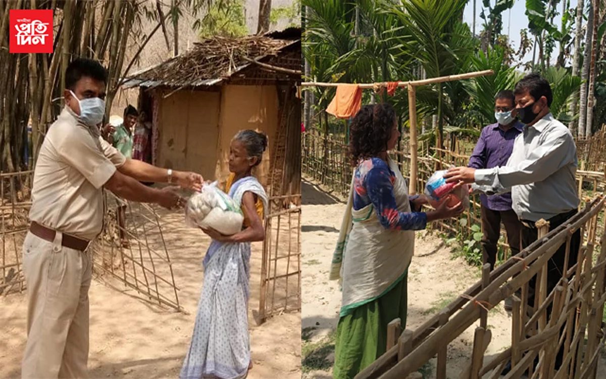দৰিদ্ৰ ৰাইজক সাহায্য প্ৰদান নগাঁও সংমণ্ডল বন বিষয়া ৰাজেন চৌধুৰীৰ…