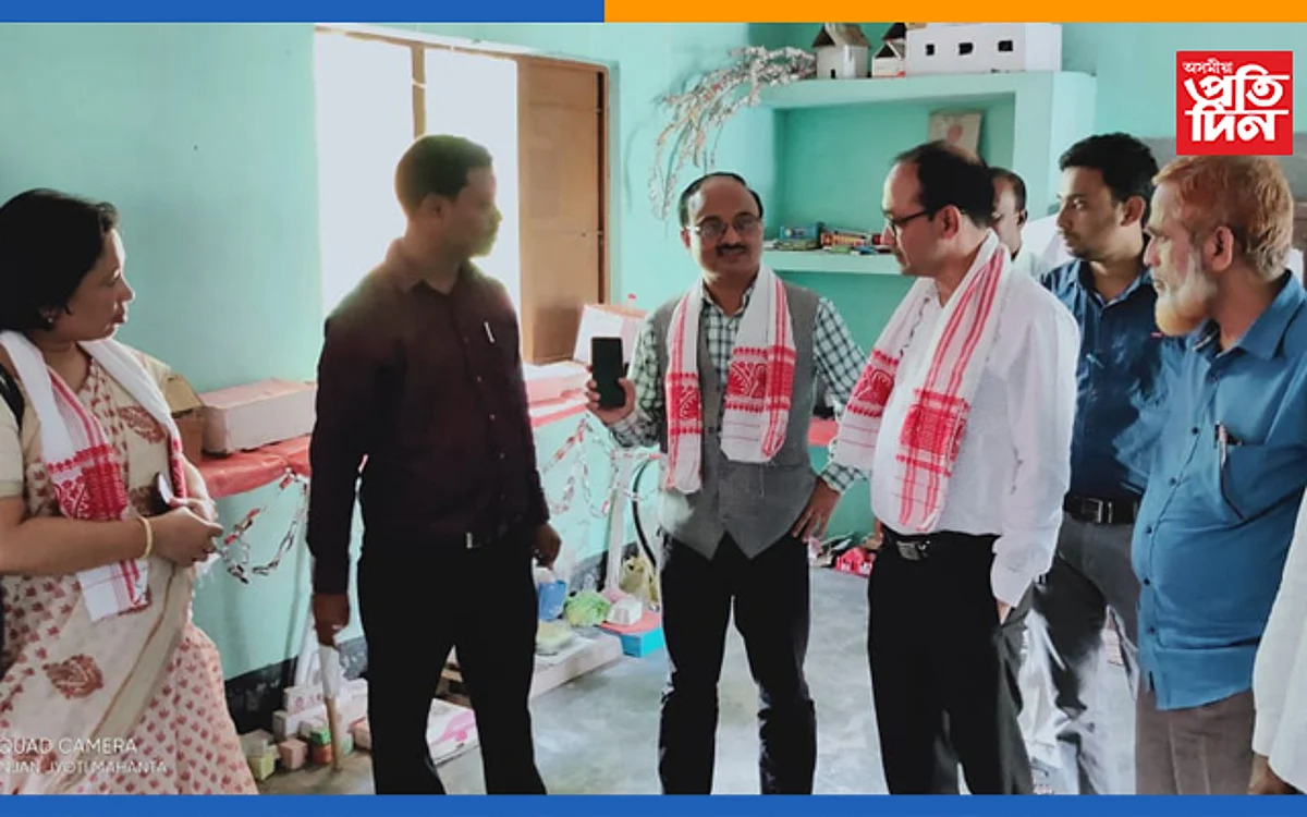 কপিলীৰ ৩খন বিদ্যালয় আকস্মিক পৰিদৰ্শন শিক্ষা বিভাগৰ উচ্চপদস্থ বিষয়াৰ…