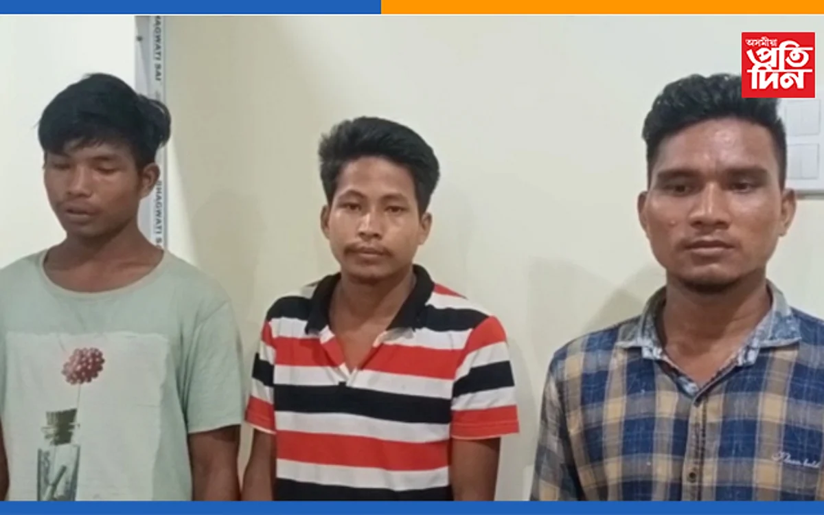 বড়ো ভূমিত নব গঠিত বিদ্ৰোহী সংগঠন ইউএলবিৰ তিনি কেডাৰক আটক…