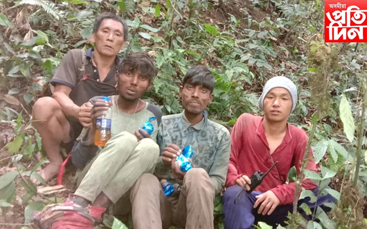 অৰুণাচলৰ ঘন জংঘলৰ মাজৰ পৰা উদ্ধাৰ আন ২ জন নিৰুদ্দিষ্ট শ্ৰমিকঃ এতিয়াও পাহাৰৰ মাজত আবদ্ধ ৯ জন…