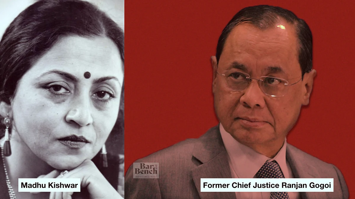 Madhu Purnima Kishwar and Former CJI Ranjan Gogoi