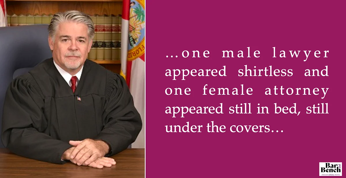 Judge Bailey conducting hearing on Zoom App.