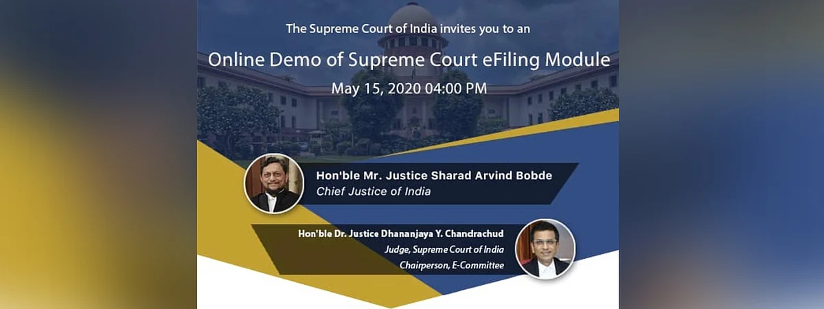 Online demo of Supreme Court e-filing module to be held on Friday, May 15
