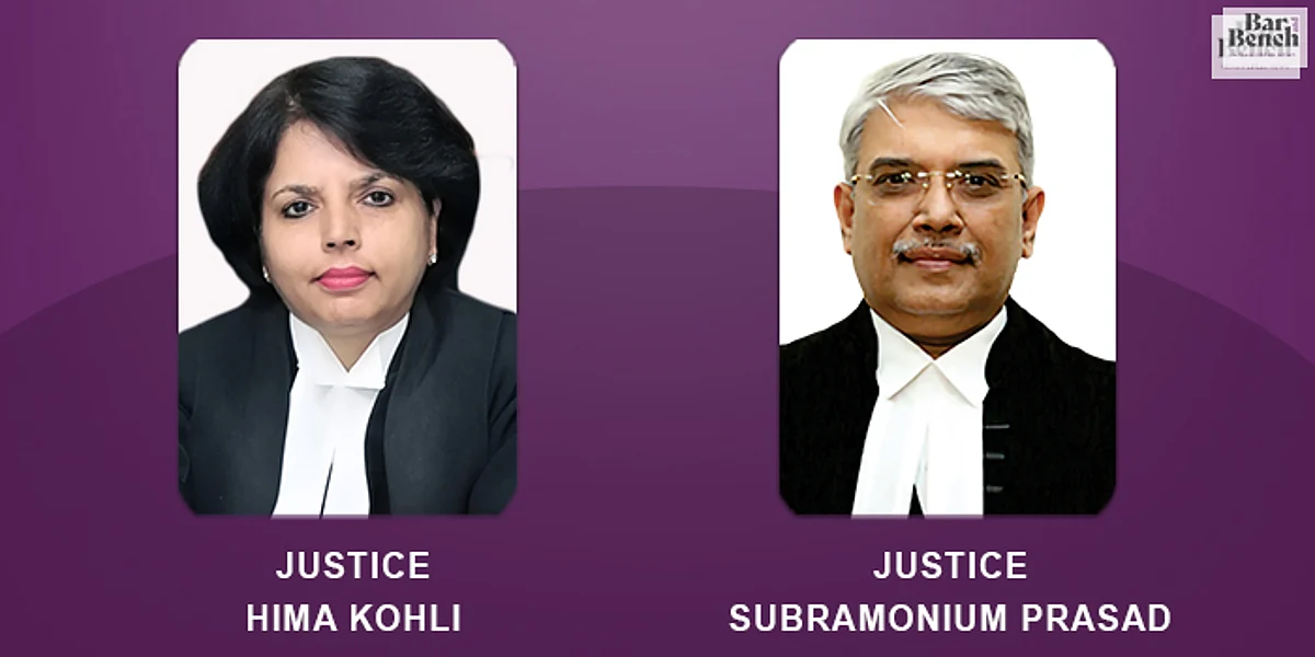 Justice Hima Kohli, Justice Subramonium Prasad