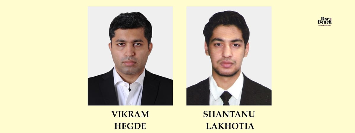 Vikram Hegde, Shantanu Lakhotia