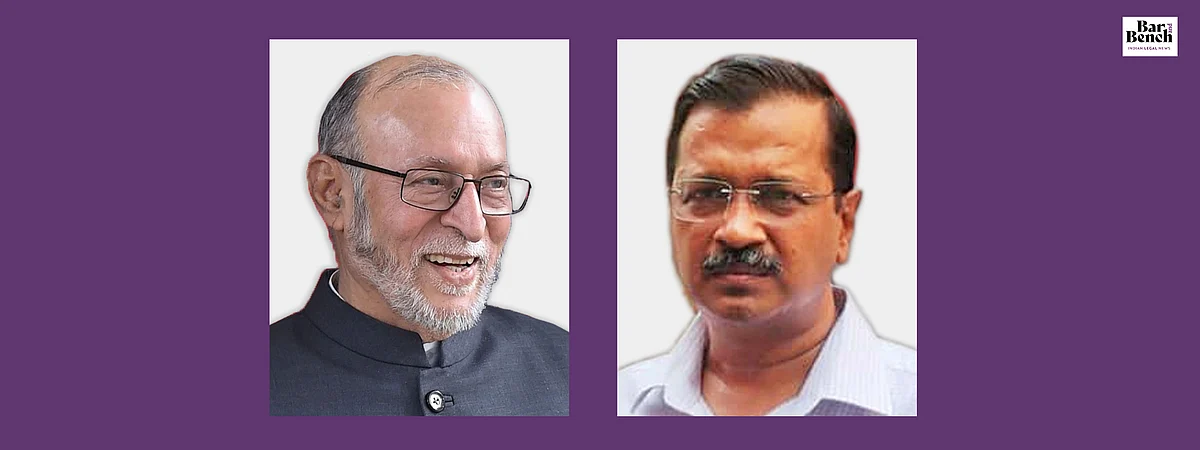 Arvind Kejriwal and Anil Baijal