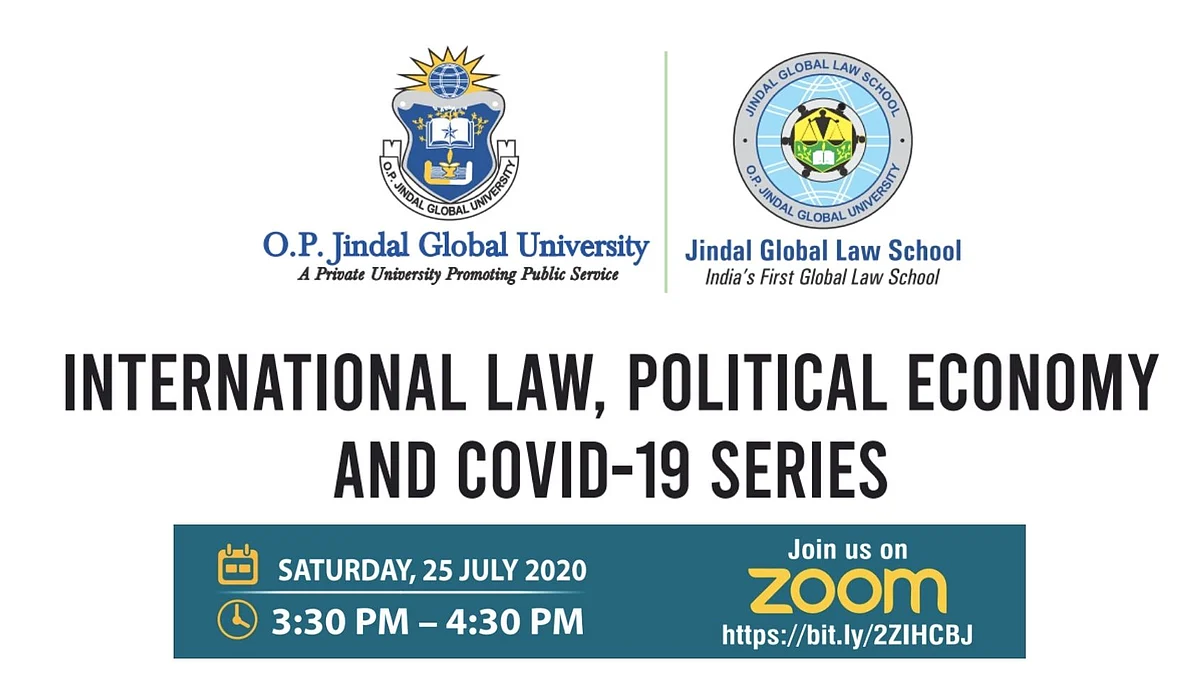 Webinar Alert: JGLS Panel Discussion on International Institutions & Third World Perspectives (July 25)