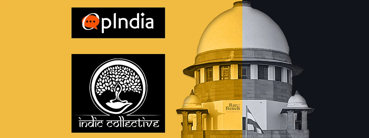 OPIndia, Indic Collective Trust and Upward Foundation, Supreme Court