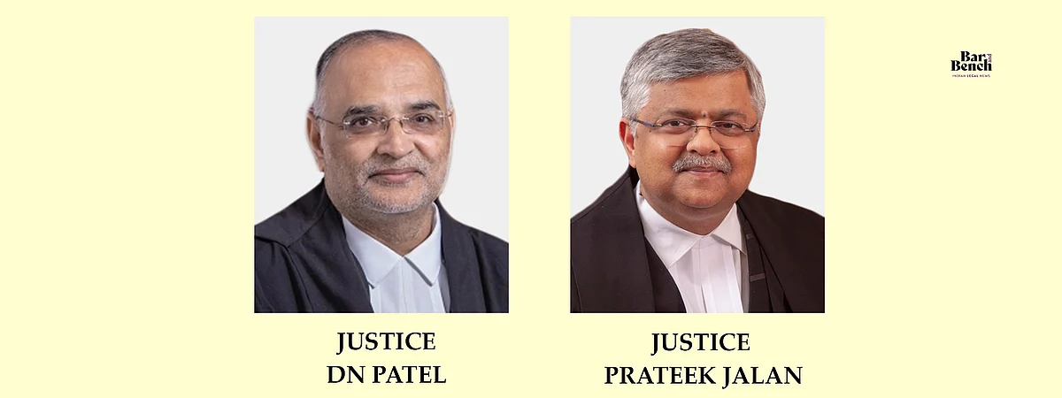 Chief Justice DN Patel and Justice Prateek Jalan