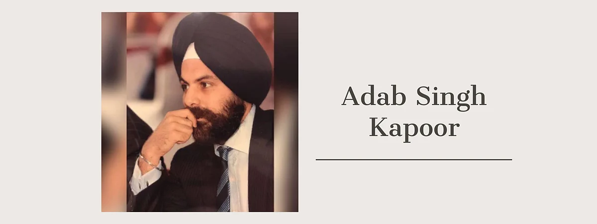 Perseverance is key: Adab Singh Kapoor on being a first-generation lawyer