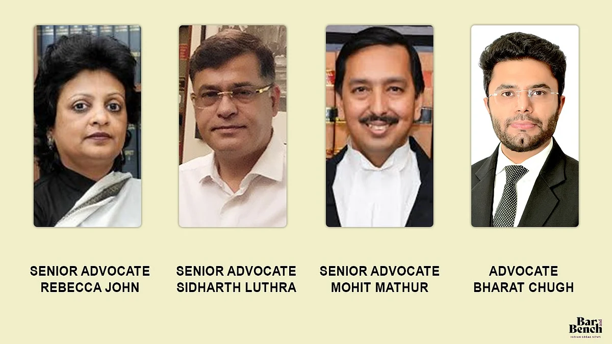 We represent causes that may be unpalatable to many: Sidharth Luthra, Rebecca John, Mohit Mathur speak on Career in Criminal Law Practice