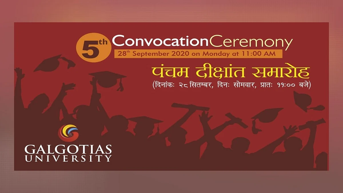 #Sponsored: 5th Convocation Ceremony of Galgotia University, 2020