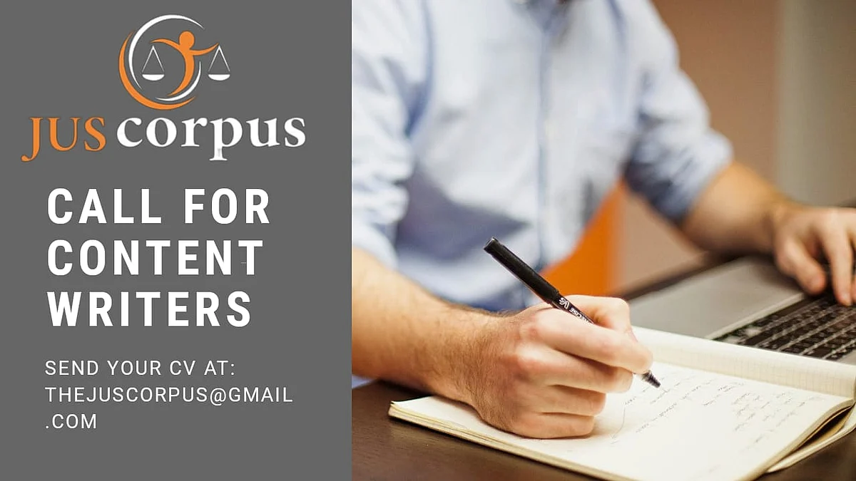 Call for Content Creators by Jus Corpus (Rolling Basis)
