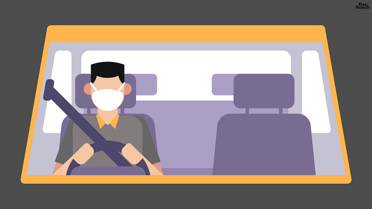 facemask, car